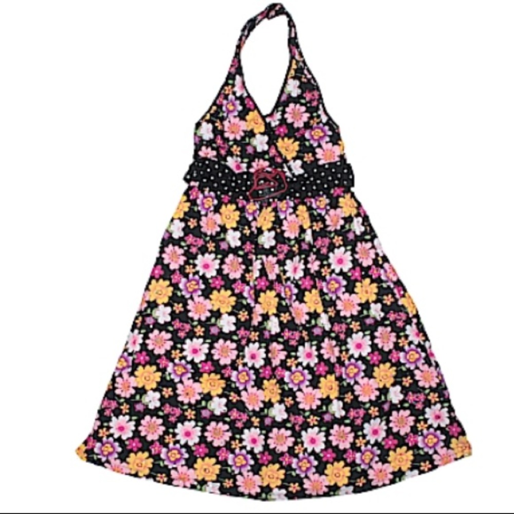 Girls Summer Dress Halter Neck